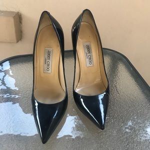 Jimmy Choo Anouk Patent Leather Pumps Size 38